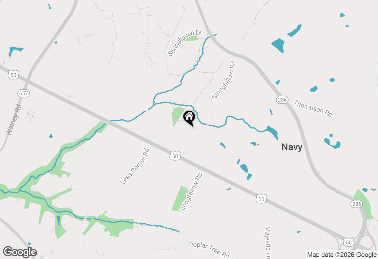 Map of 13314 Hollinger Avenue, Fairfax, VA 22033