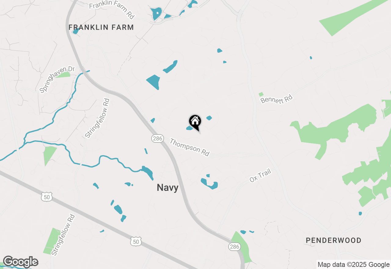 Map of 12802 Holly Grove Court, Fairfax, VA 22033