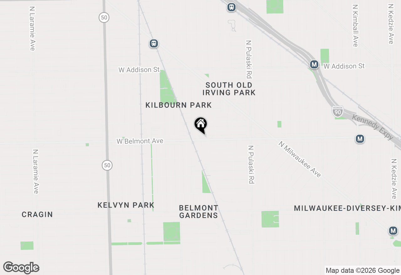 Map of 4250 W Belmont Avenue #3, Chicago, IL 60641