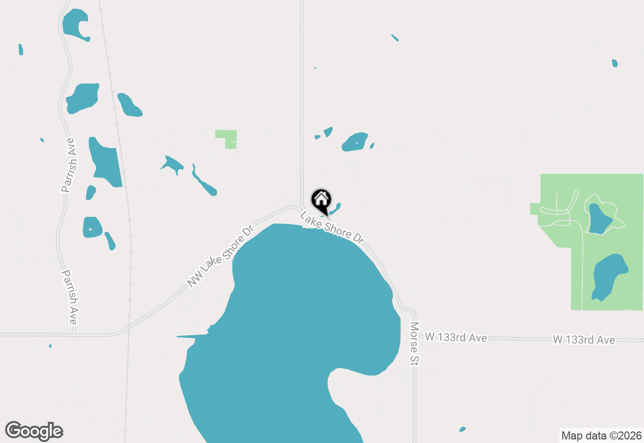 Map of 7912 Lake Shore Drive, Cedar Lake, IN 46303
