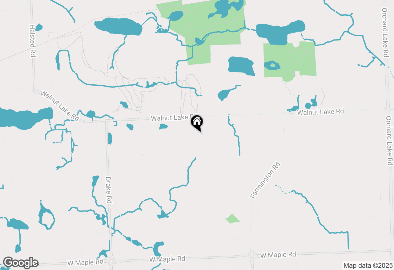 Map of 5748 Kingsfield Drive, West Bloomfield, MI 48322