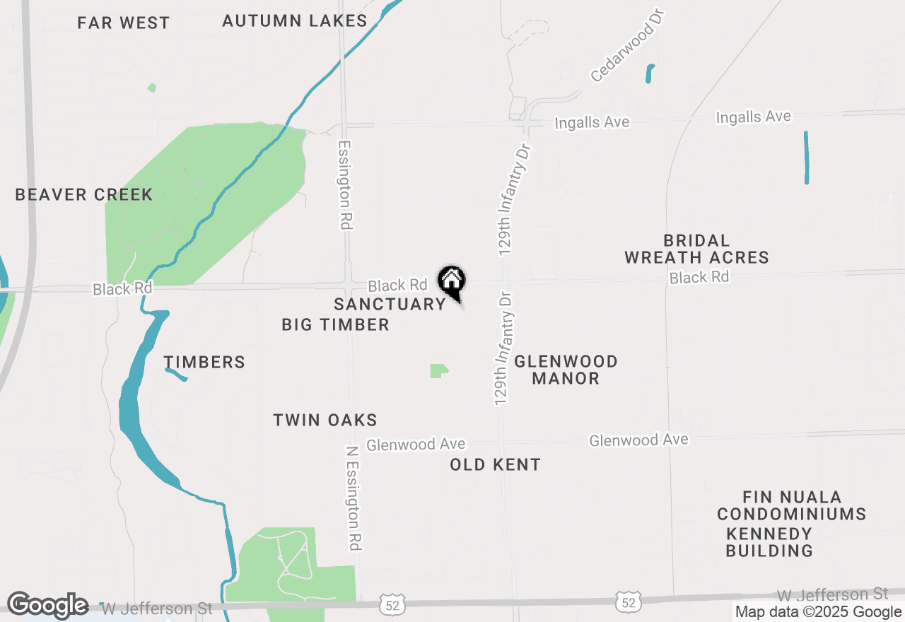 Map of 729 Barber Lane, Joliet, IL 60435