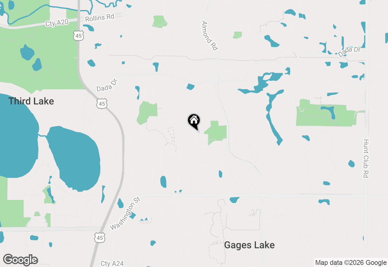 Map of 722 Aster Drive, Gurnee, IL 60031