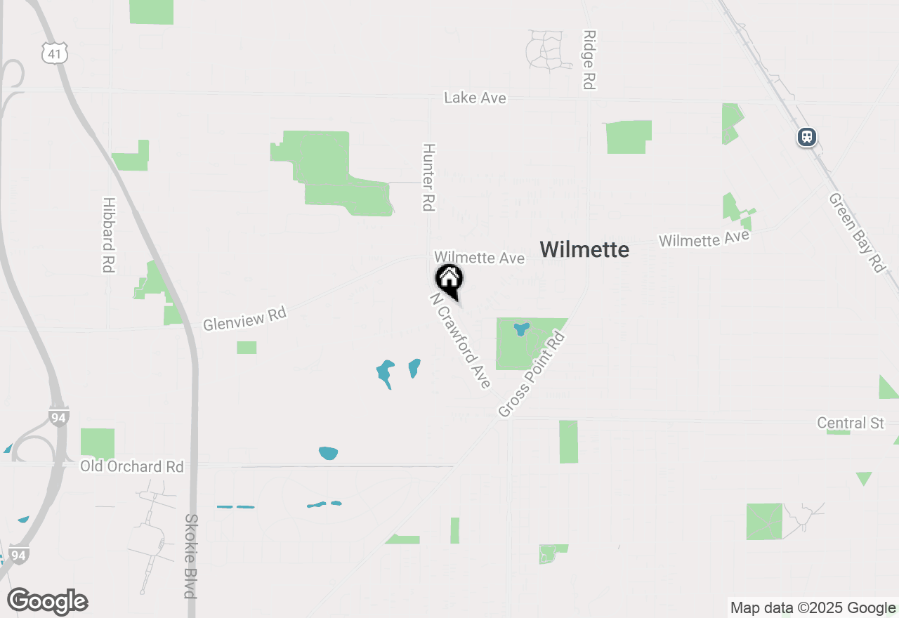 Map of 2218 Old Glenview Road, Wilmette, IL 60091