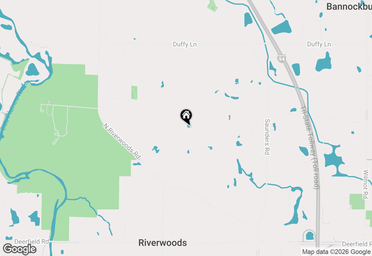 Map of 1363 Kenilwood Court, Riverwoods, IL 60015