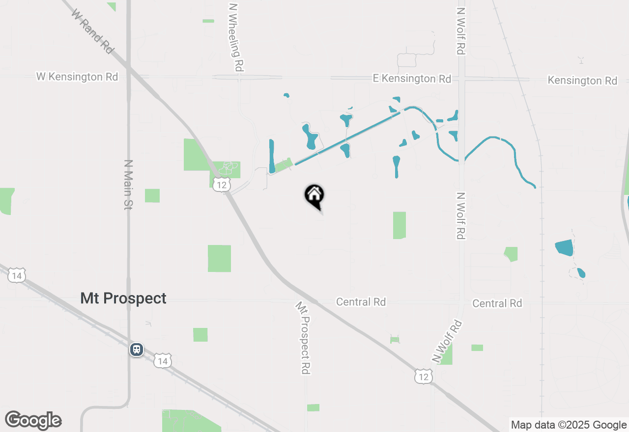 Map of 1000 E Callero Circle #2, Mount Prospect, IL 60056
