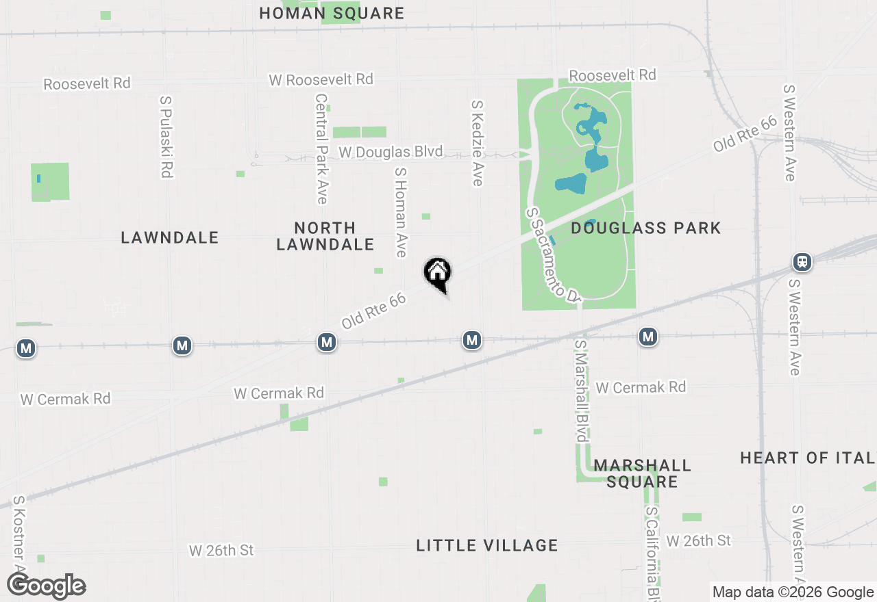 Map of 1830 S Spaulding Avenue, Chicago, IL 60623