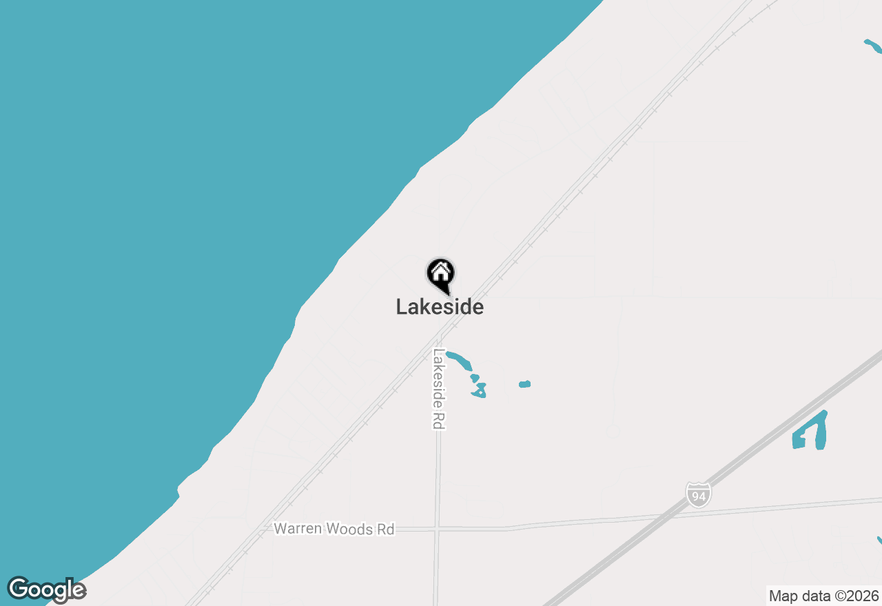 Map of 14913 Lakeside Road, Lakeside, MI 49116