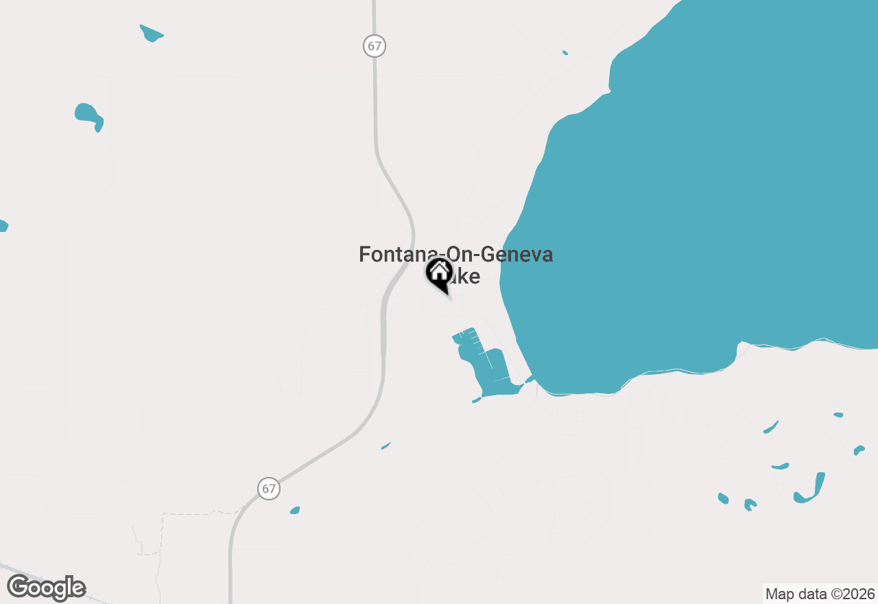 Map of 266 High St #12, Fontana, WI 53125