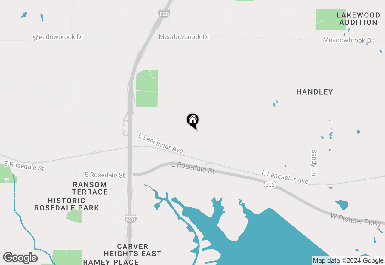 Map of 3009 Halbert Street, Fort Worth, TX 76112