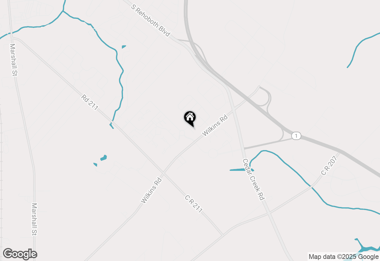 Map of 7 Backwater Court, Milford, DE 19963