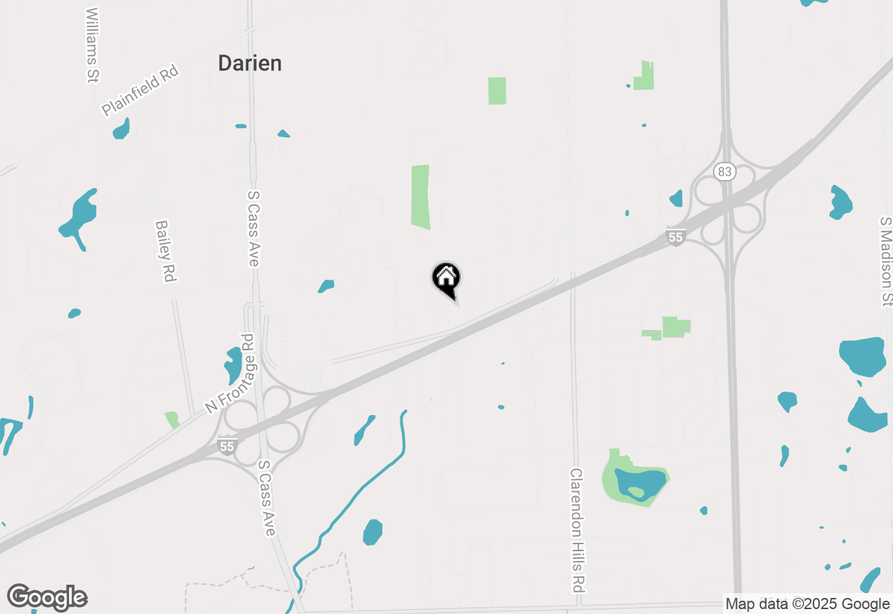 Map of (Address confidential), Darien, Illinois 60561