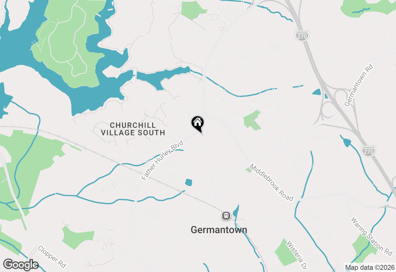 Map of 13114 Briarcliff Terr #407, Germantown, MD 20874