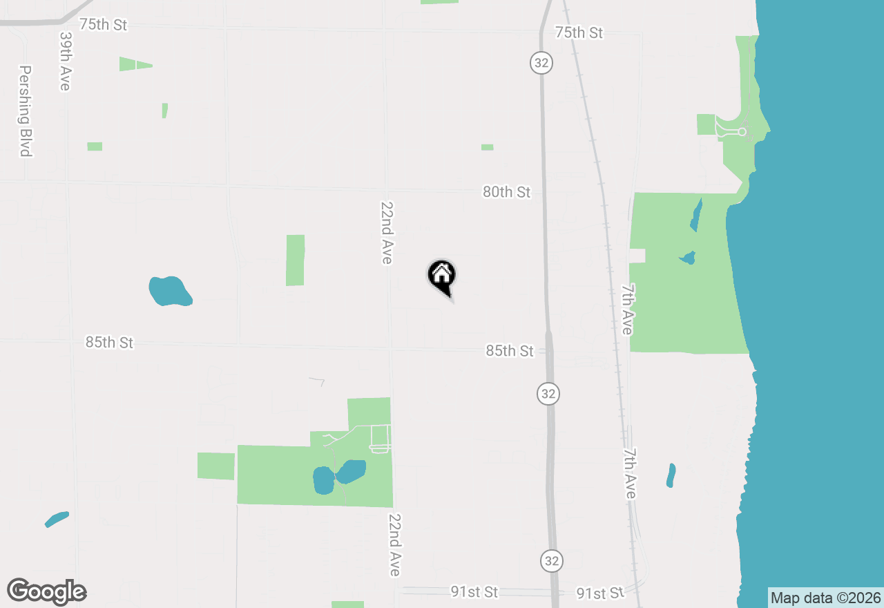 Map of 1902 84th St, Kenosha, WI 53143