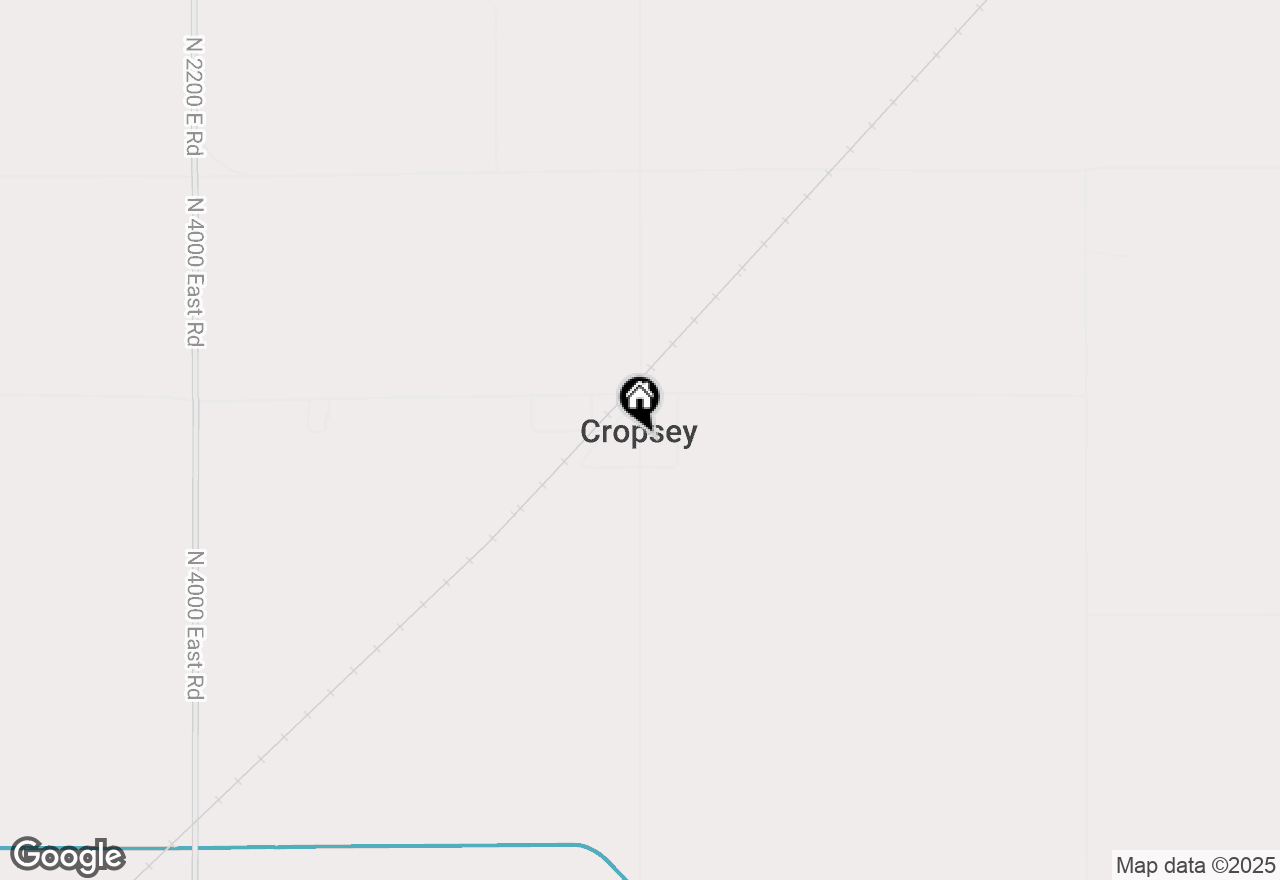 Map of 212 E Yates Street, Cropsey, IL 61731