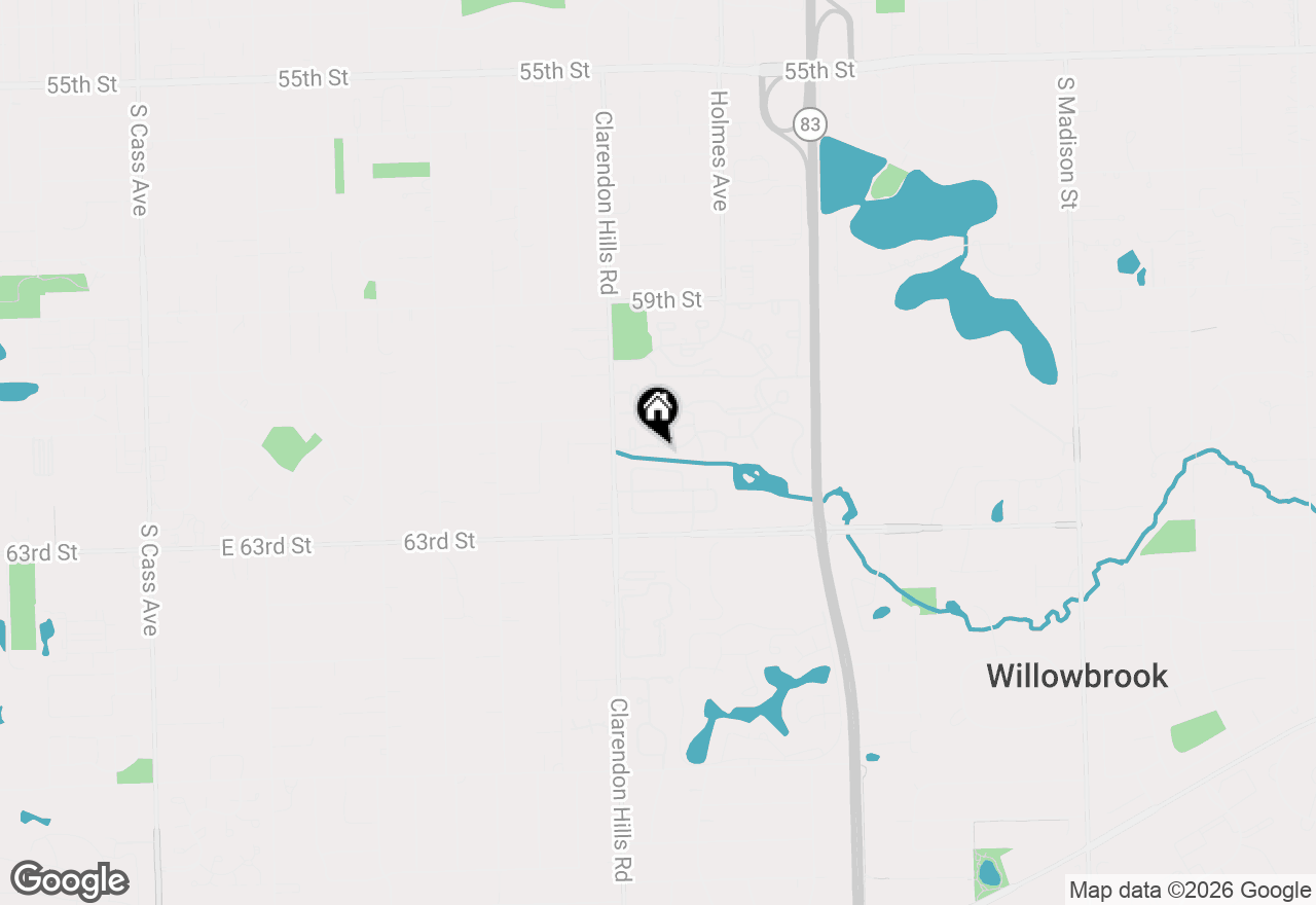 Map of 6177 Knoll Wood Road #302, Willowbrook, IL 60527