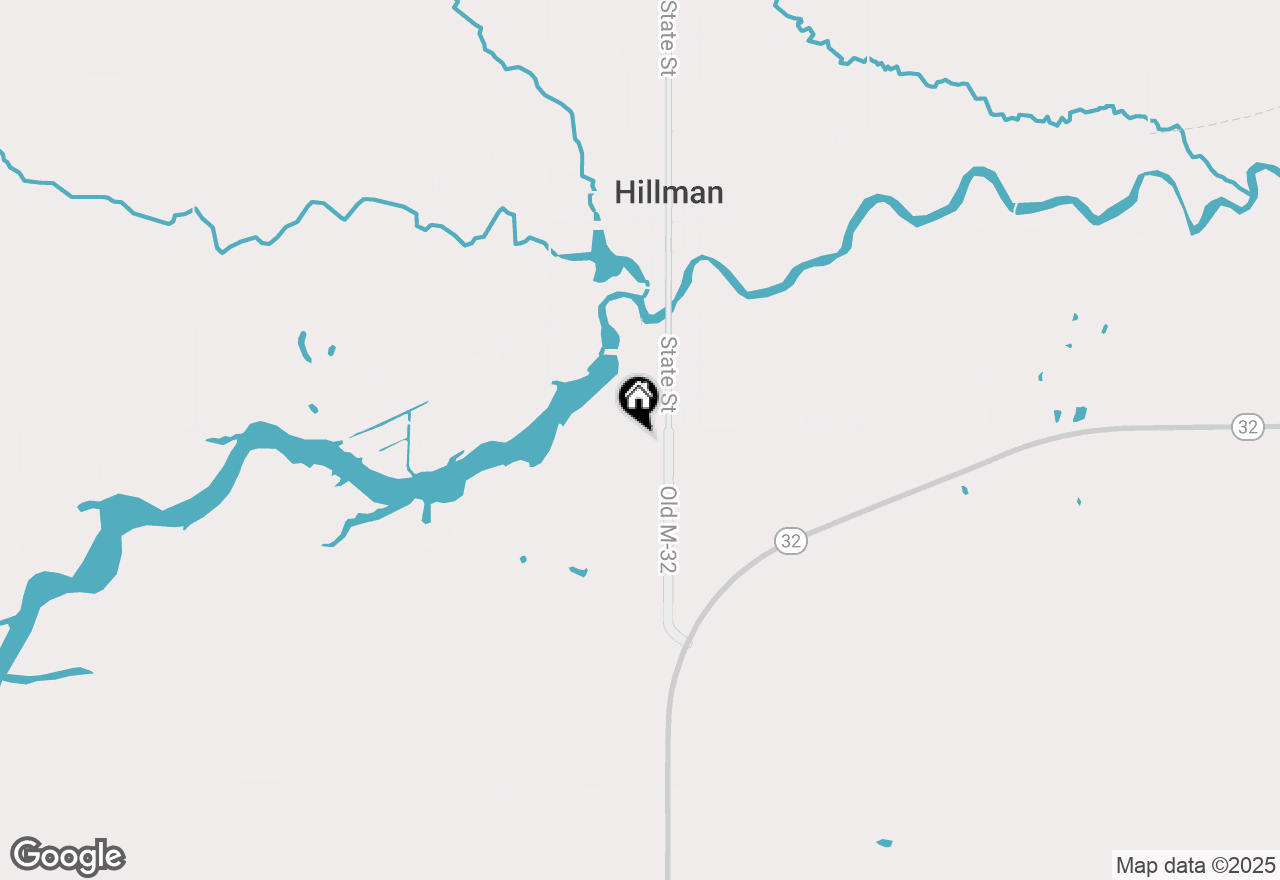 Map of 14990 & 14978 State Street, Hillman, MI 49746