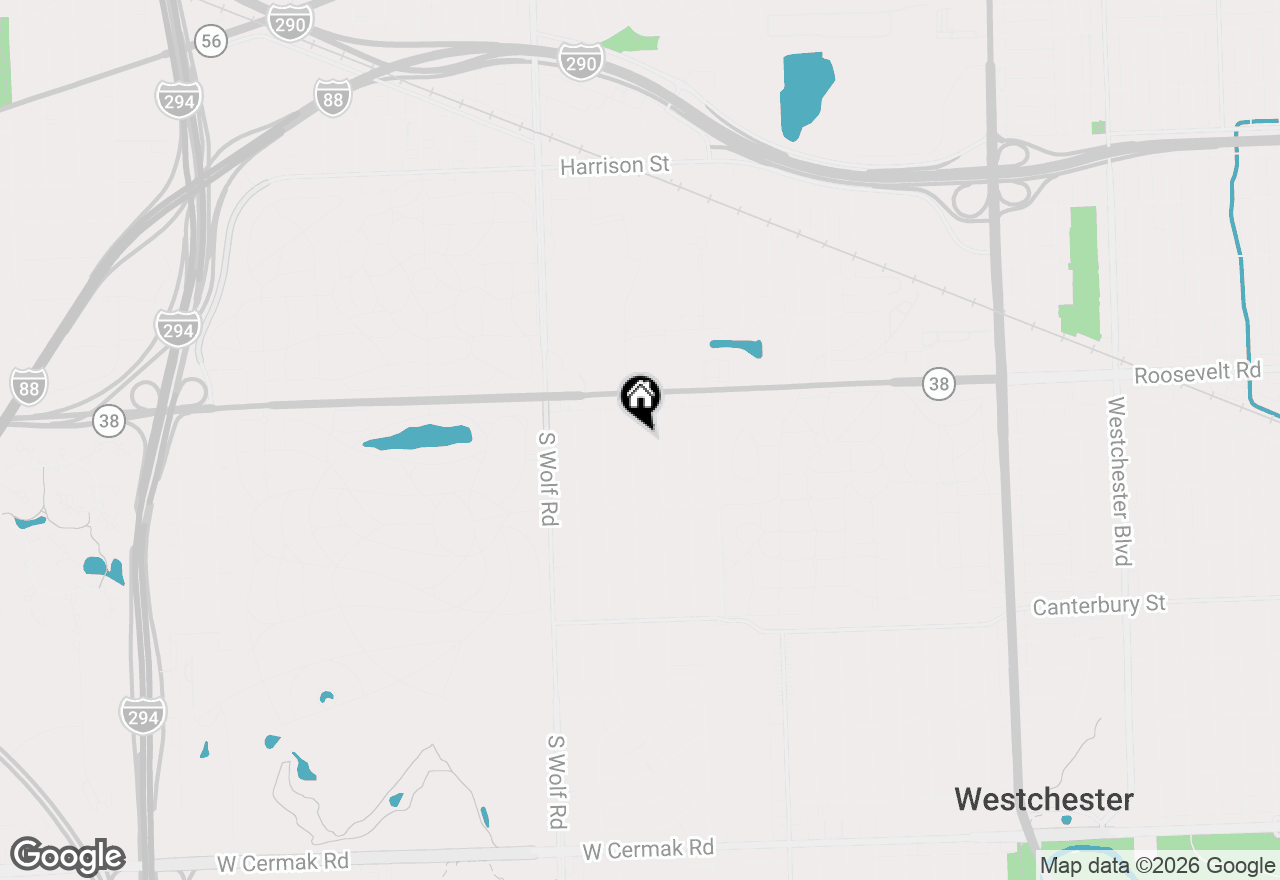 Map of 1249 Highridge Parkway, Westchester, IL 60154