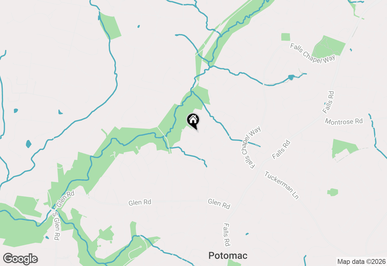 Map of 9509 Windcroft Way, Potomac, MD 20854