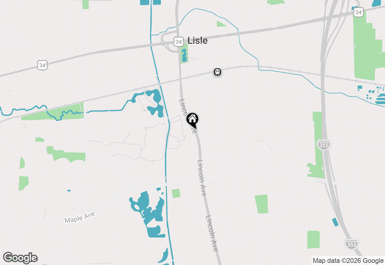 Map of 5148 Lincoln Avenue, Lisle, IL 60532