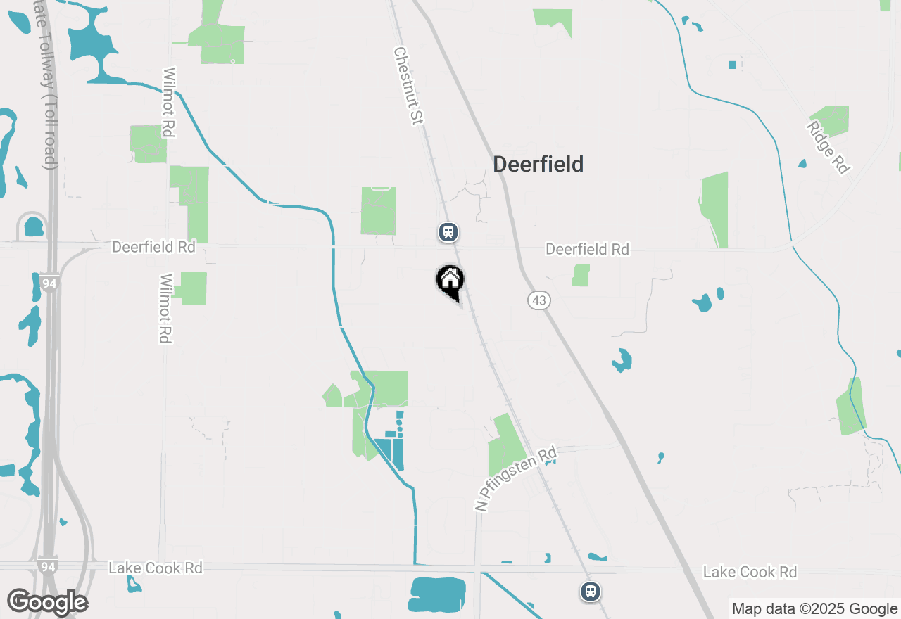 Map of 859 Osterman Avenue, Deerfield, IL 60015