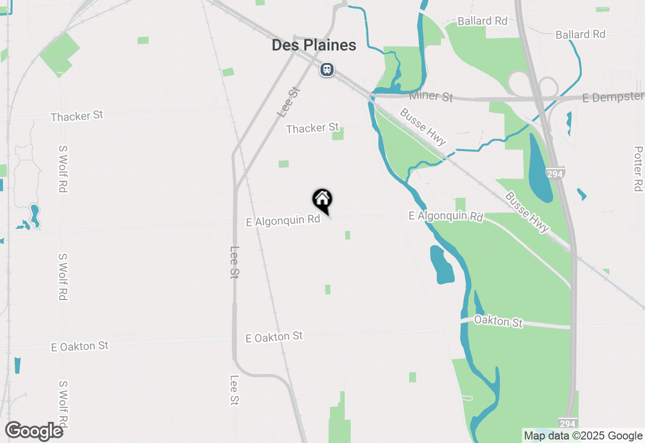 Map of 1489 E Algonquin Road, Des Plaines, IL 60016