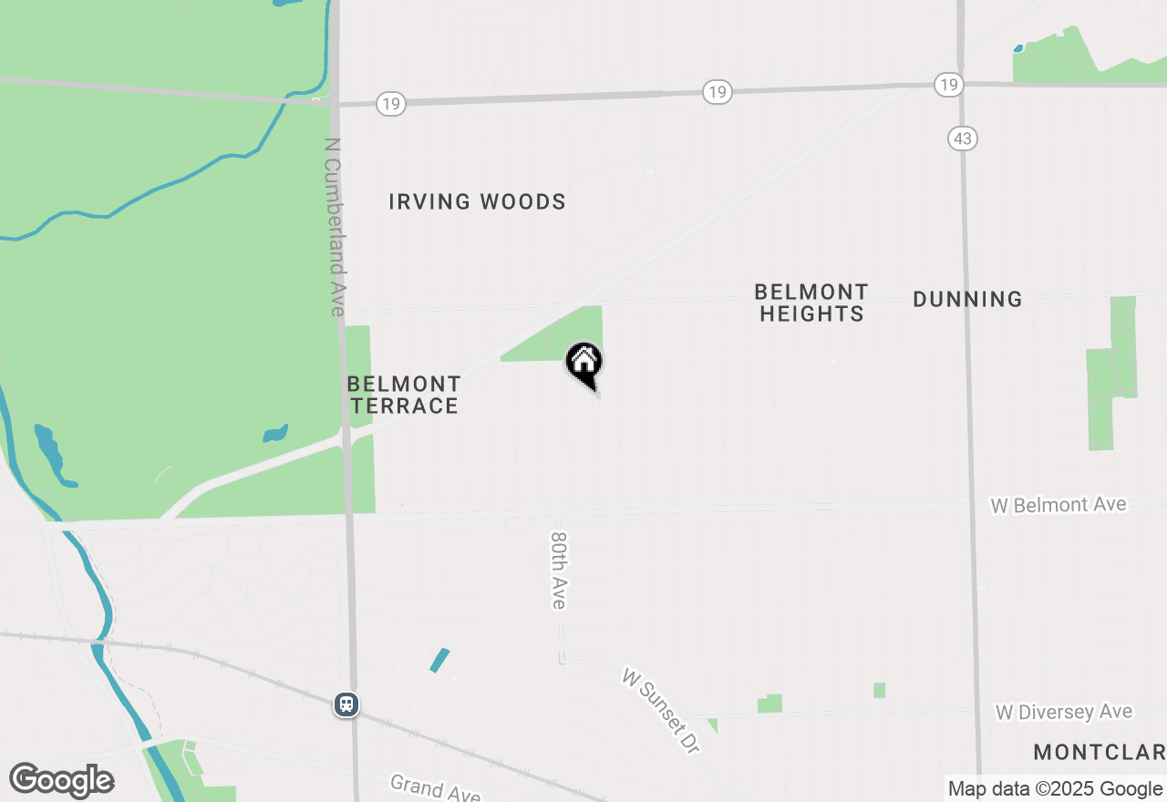 Map of 3415 N Osage Avenue, Chicago, IL 60634