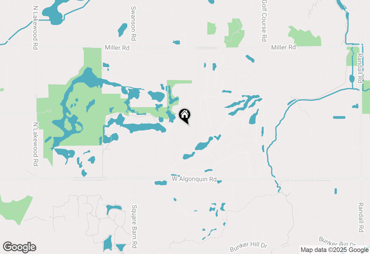 Map of 421 Boulder Drive, Lake In The Hills, IL 60156
