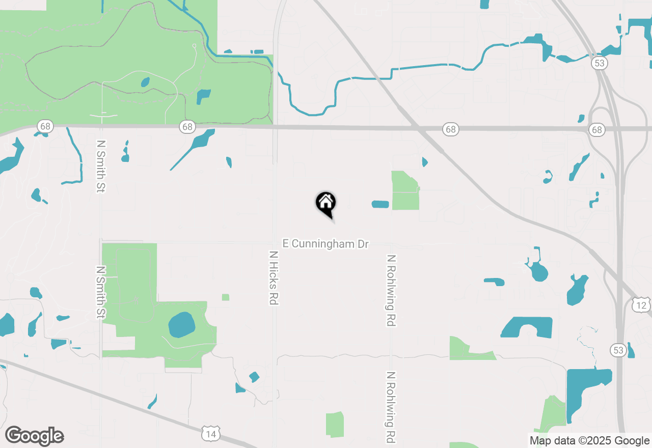 Map of 564 E Princeton Street, Palatine, IL 60074