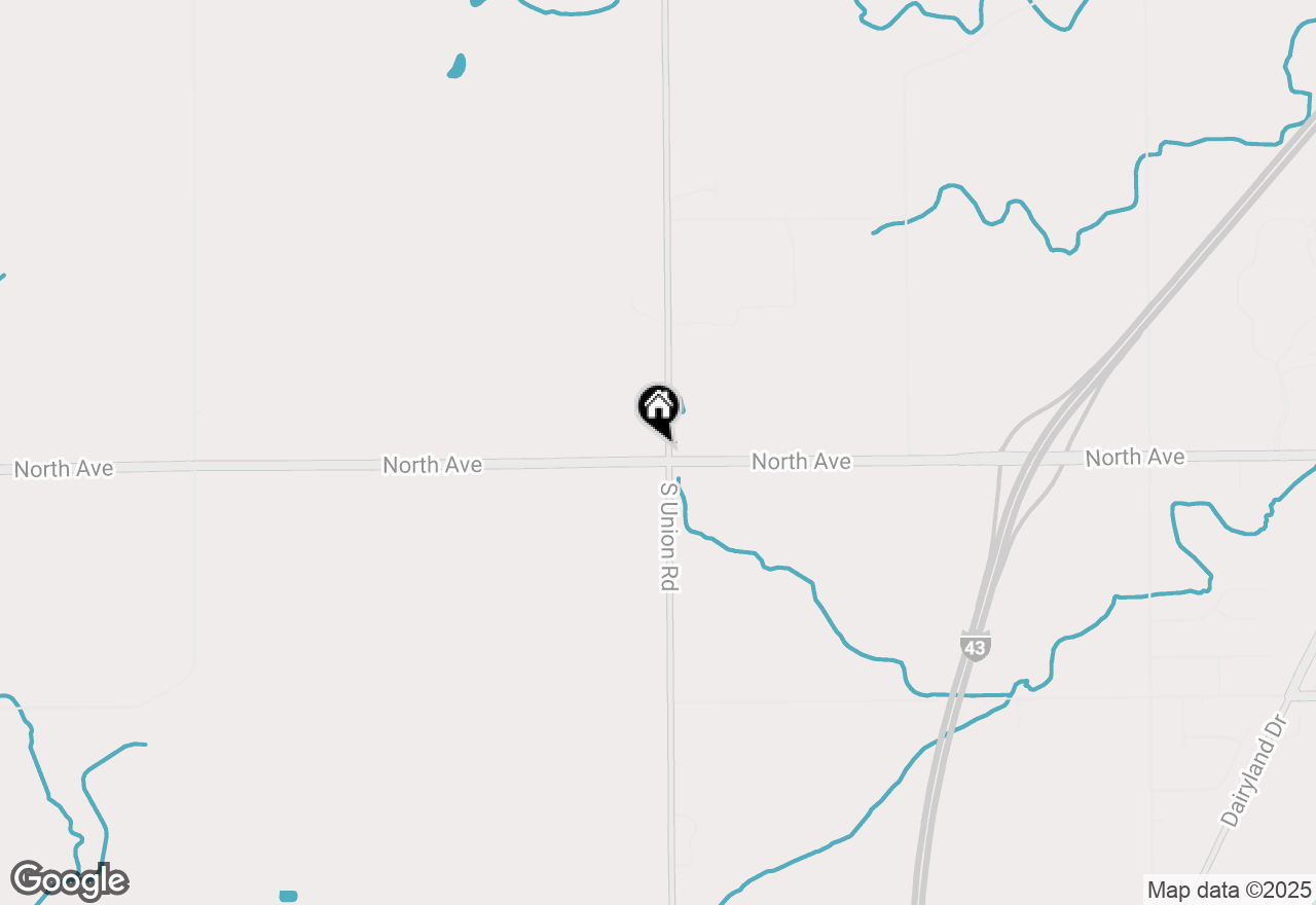 Map of 9014 North Ave, Cleveland, WI 53015