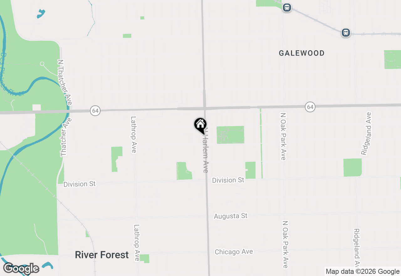 Map of 1414 N Harlem Avenue #C, River Forest, IL 60305