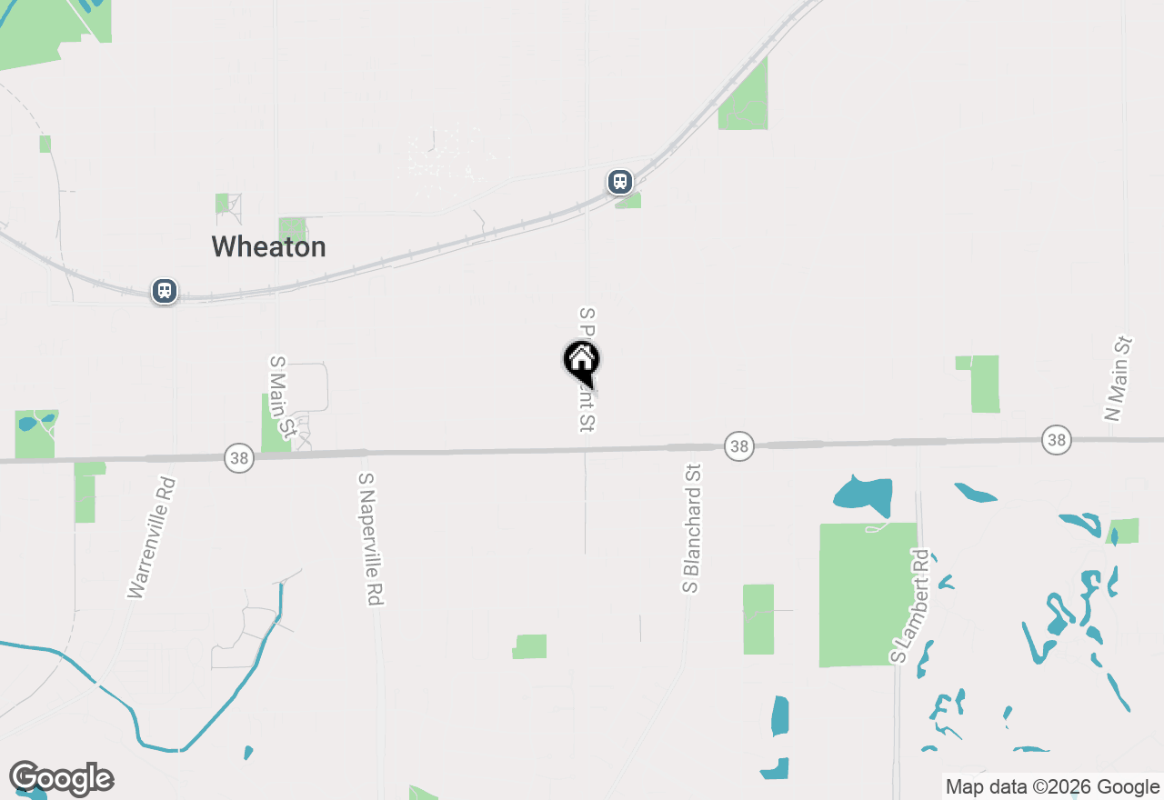 Map of 510 S President Street, Wheaton, IL 60187