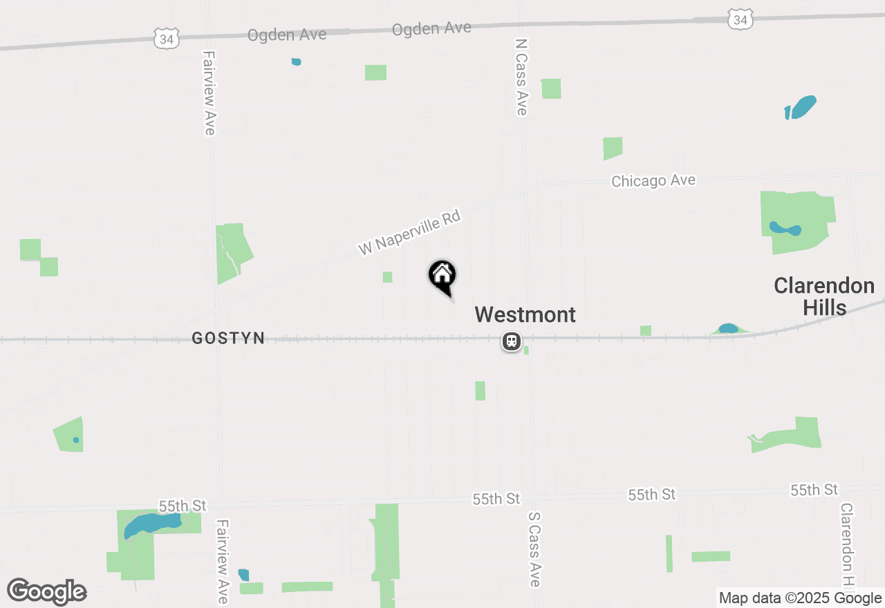 Map of 29 N Washington Street, Westmont, IL 60559