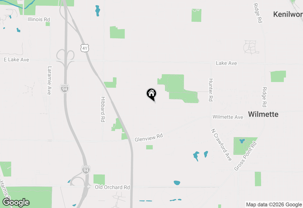 Map of 2717 Lincoln Lane, Wilmette, IL 60091
