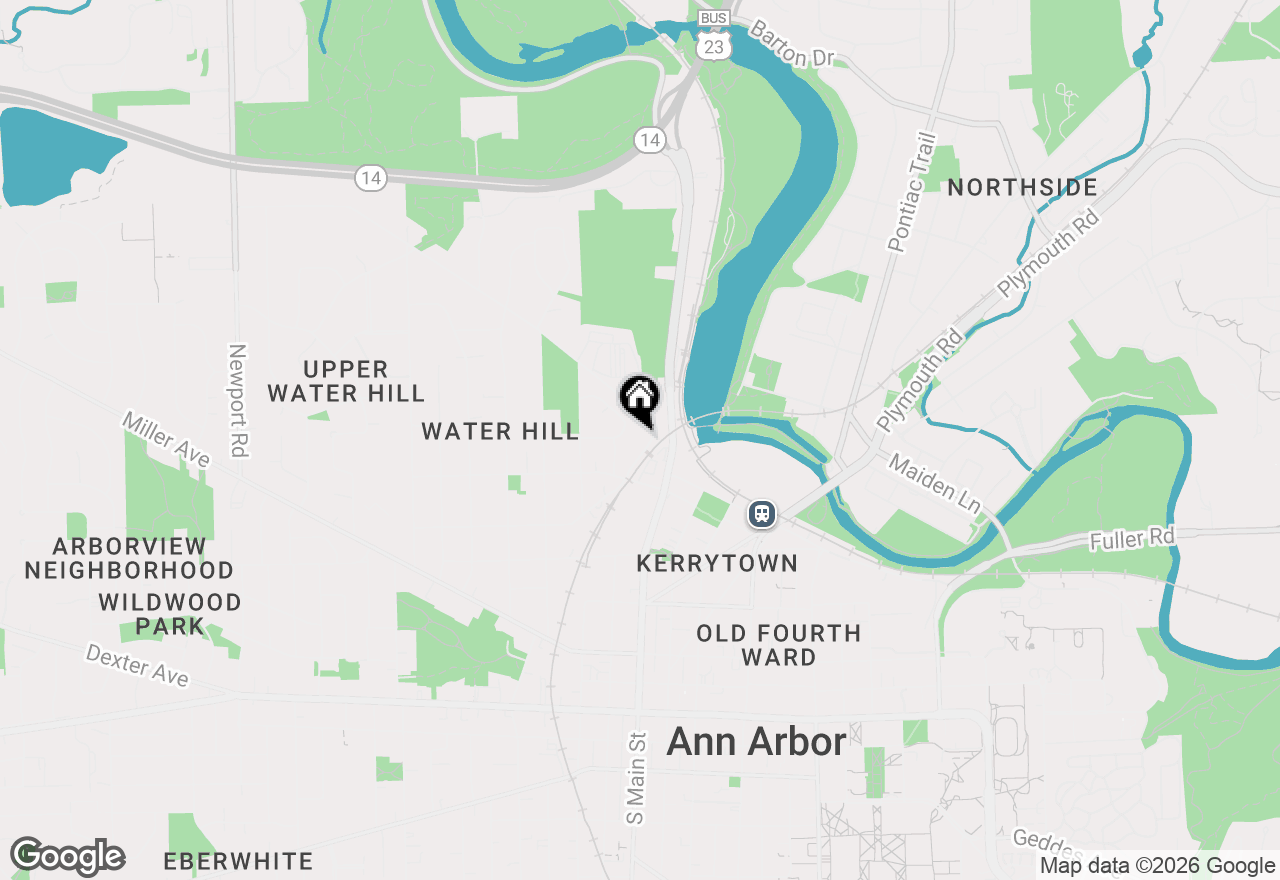 Map of 905 Wildt Street, Ann Arbor, MI 48103