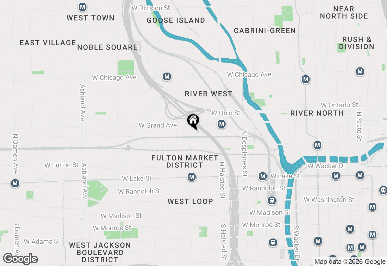 Map of 942 W Hubbard Street, Chicago, IL 60642