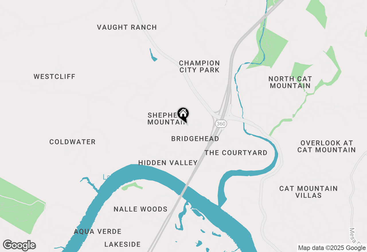 Map of 6000 Shepherd Mountain Cv #1805, Austin, TX 78730