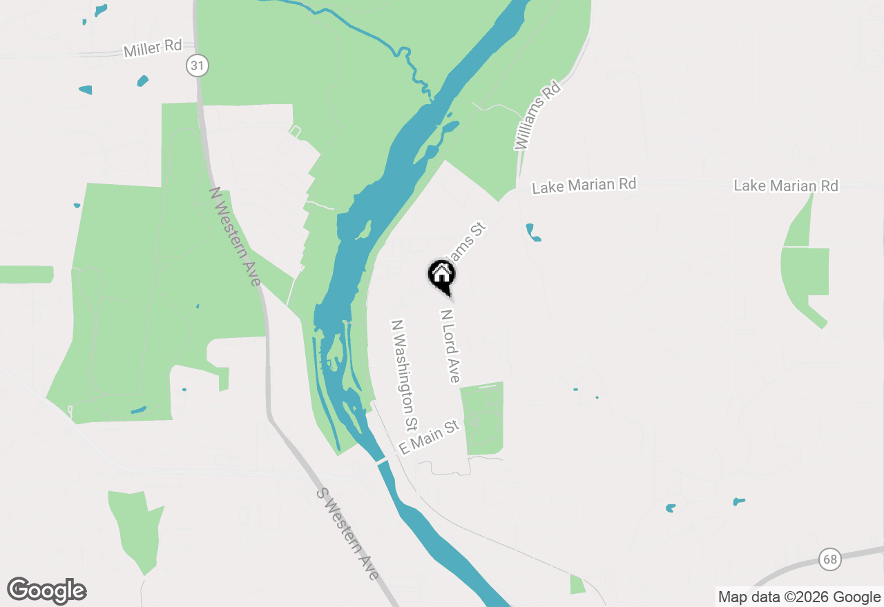 Map of (Address confidential), Carpentersville, Illinois 60110