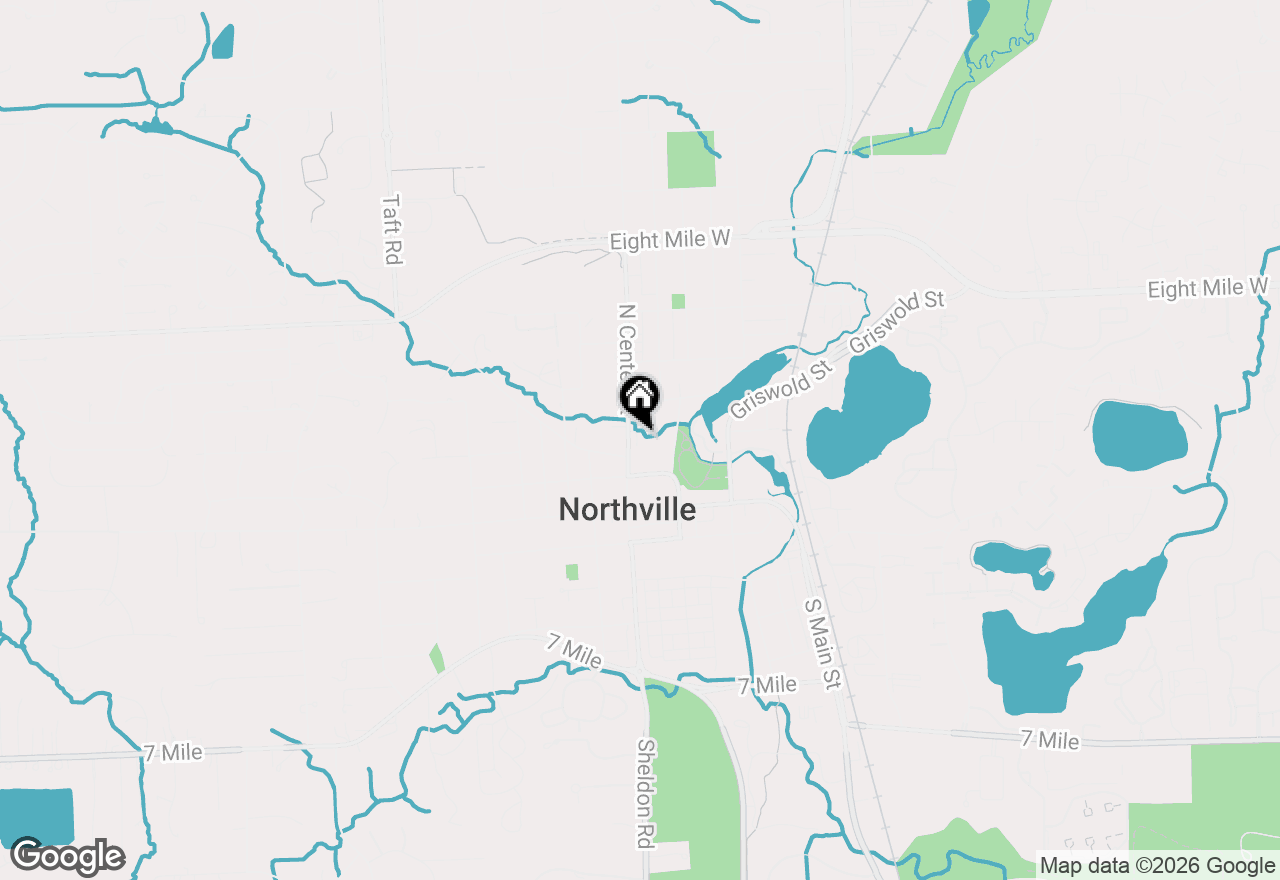 Map of 108 N Center Cove, Northville, MI 48167
