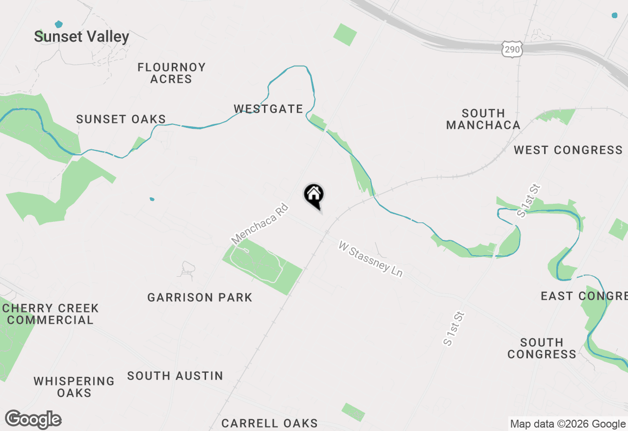 Map of 5504 Kings Highway, Austin, TX 78745