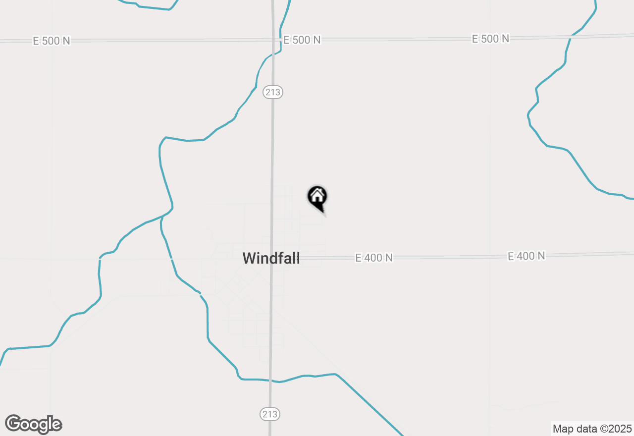 Map of 299 E Oak Street, Windfall, IN 46076