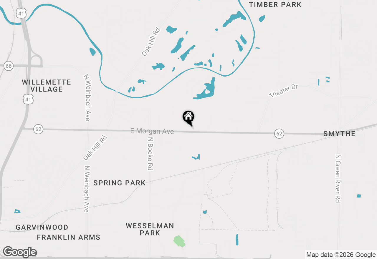 Map of 2816 E Morgan Avenue, Evansville, IN 47711