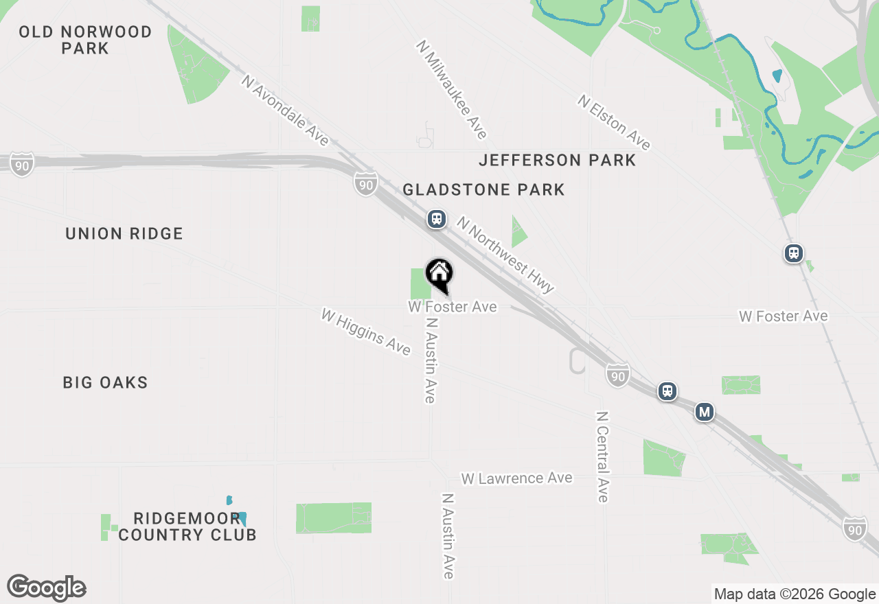 Map of 5950 W Foster Avenue, Chicago, IL 60630