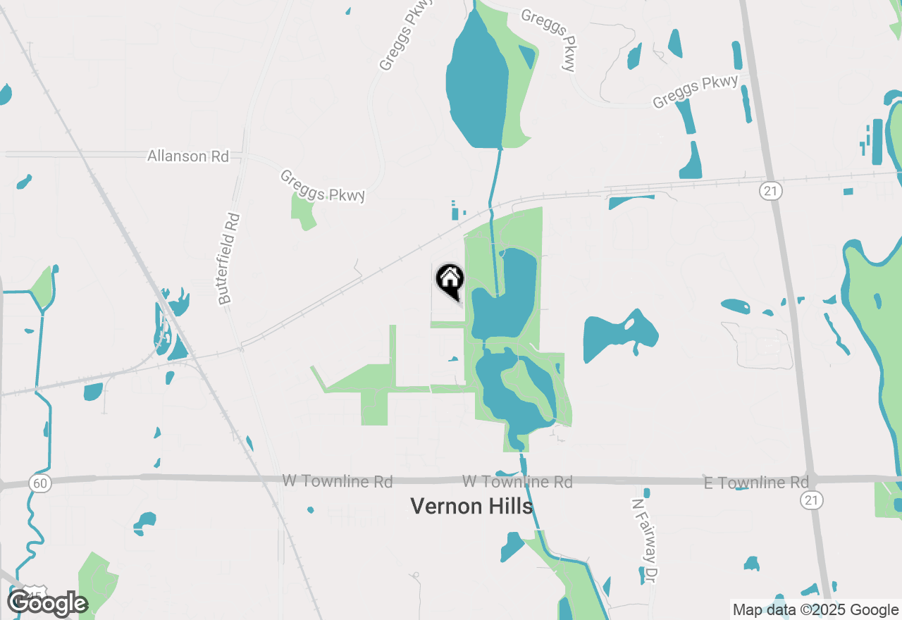 Map of 692 Parkside Court, Libertyville, IL 60048