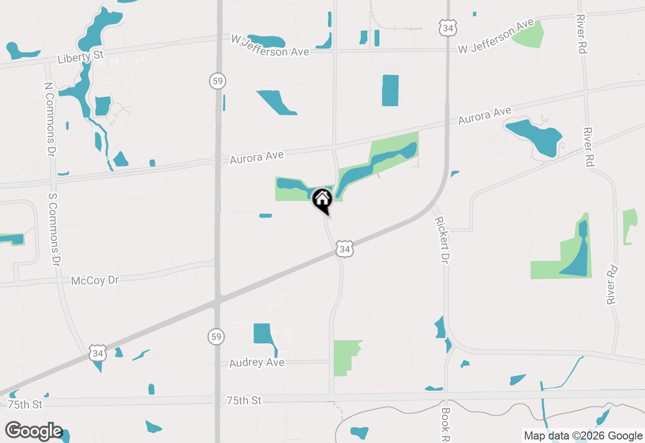 Map of 2508 Carrolwood Road #2508, Naperville, IL 60540