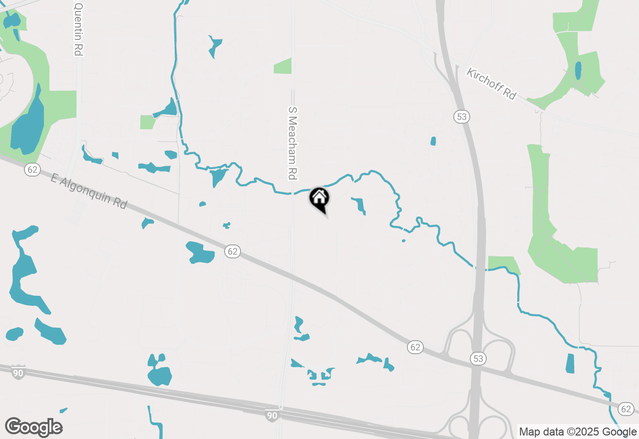 Map of 2089 Linden Lane, Palatine, IL 60067