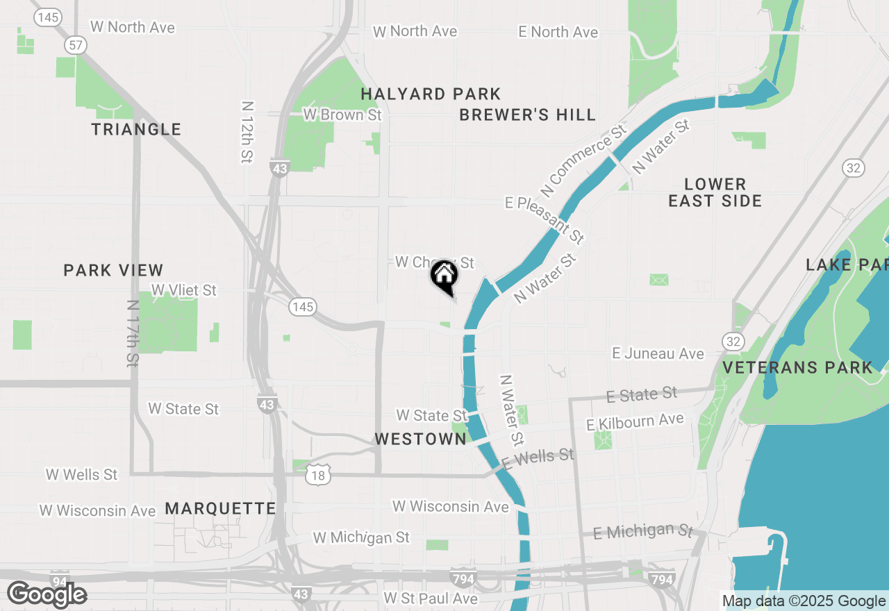 Map of 1333 N Dr Martin Luther King Jr Dr #1335, Milwaukee, WI 53212