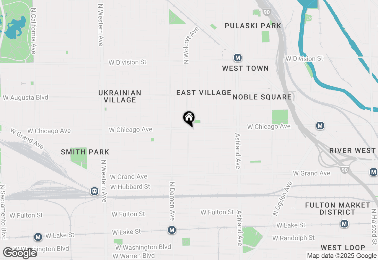 Map of 1859 W Chicago Avenue #3R, Chicago, IL 60622