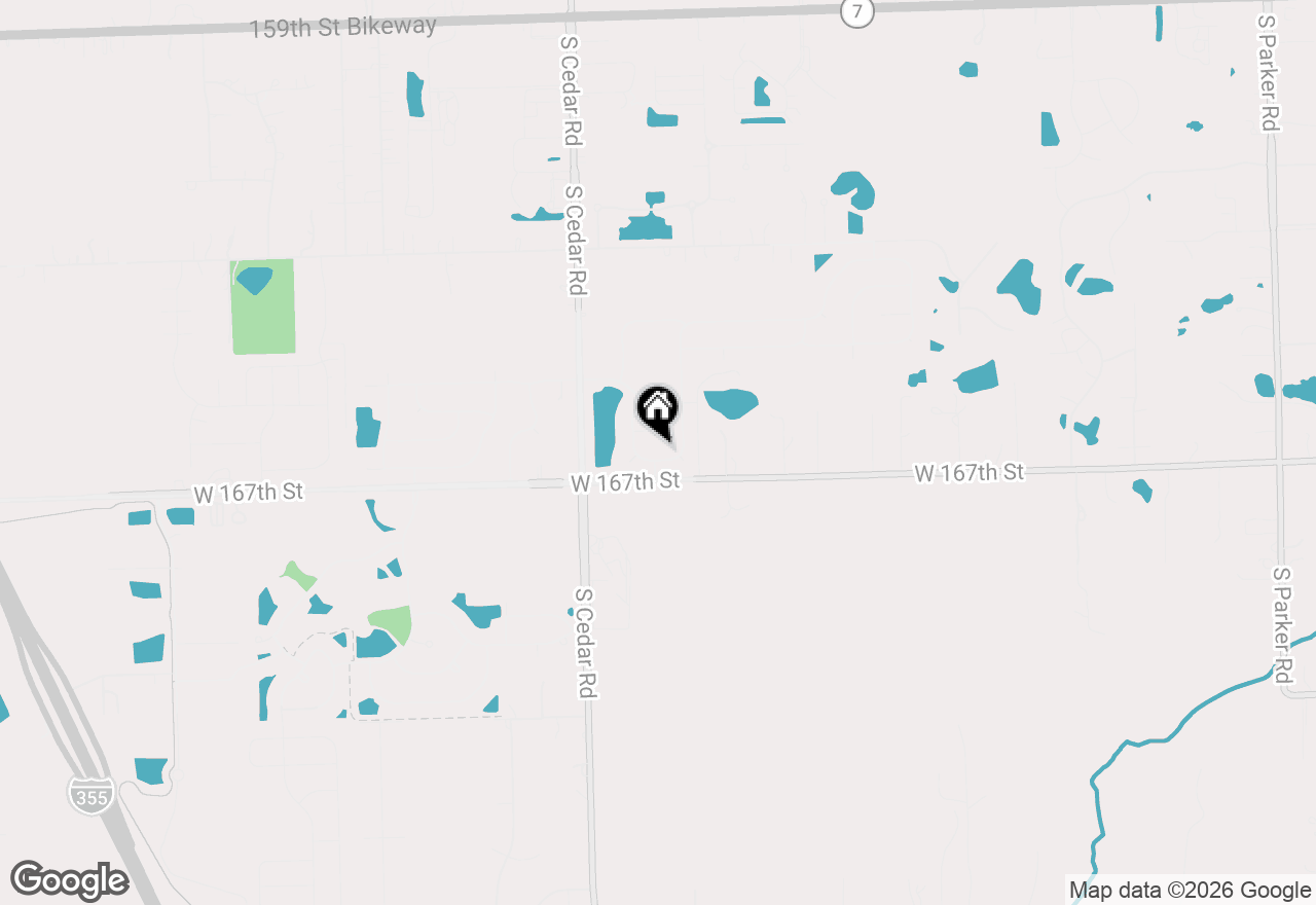 Map of 16660 Dorchester Place, Lockport, IL 60441