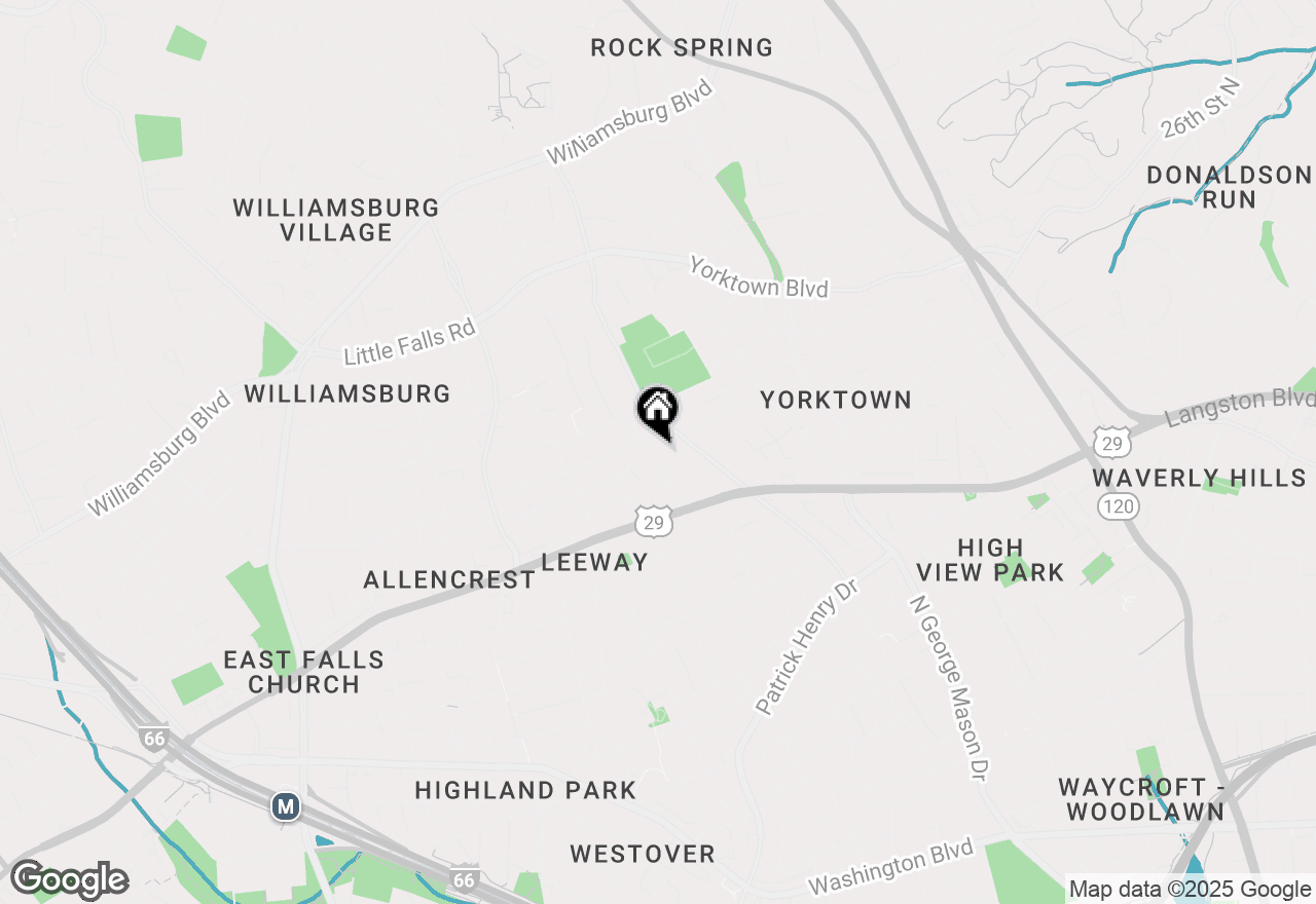 Map of 2527 N Jefferson Street, Arlington, VA 22207